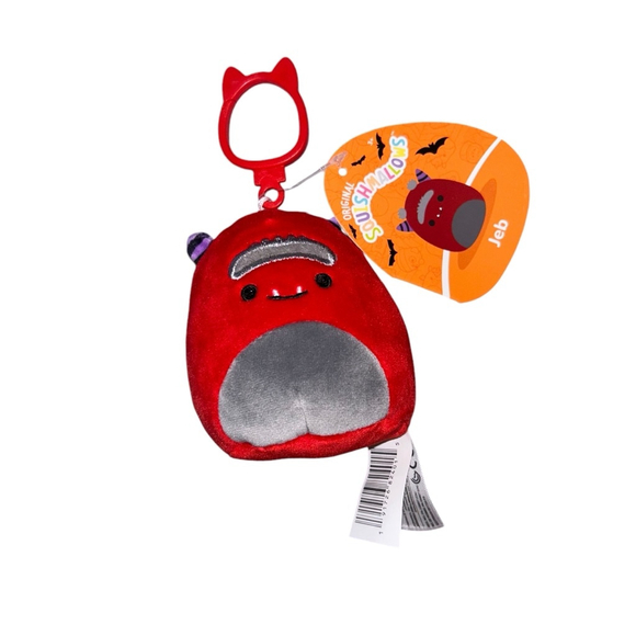 Halloween 2024 Jeb the Monster Squishmallows Clip Keychain Plush - Picture 5 of 5